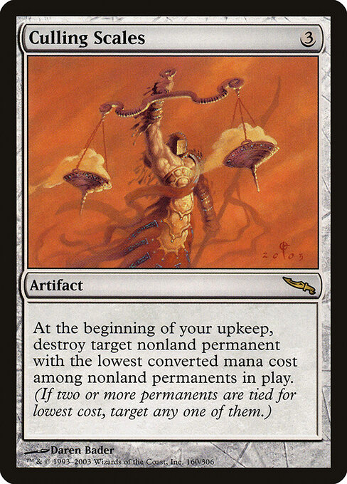 Culling Scales - Mirrodin Magic card