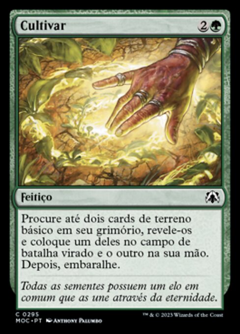 Coltivare (Cultivate) - March of the Machine Commander (#295) - Illustrated by Anthony Palumbo - Magic: The Gathering Card