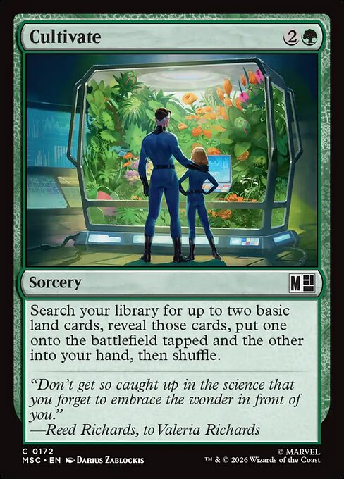 Cultivate - Marvel Super Heroes Commander Magic card