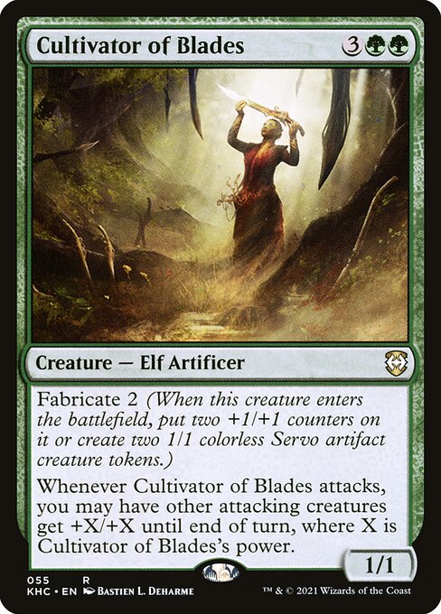 Cultivator of Blades - Kaldheim Commander Magic card