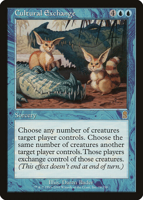 Cultural Exchange - Odyssey Magic card