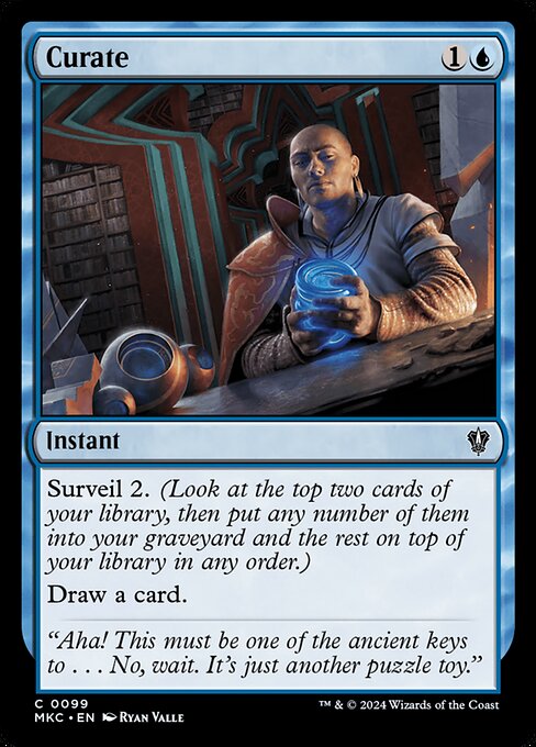 Curate - Murders at Karlov Manor Commander Magic card