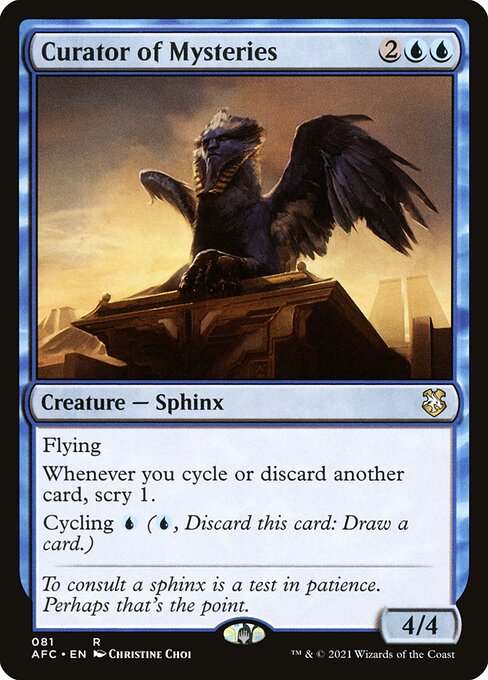 Curator of Mysteries - Forgotten Realms Commander Magic card