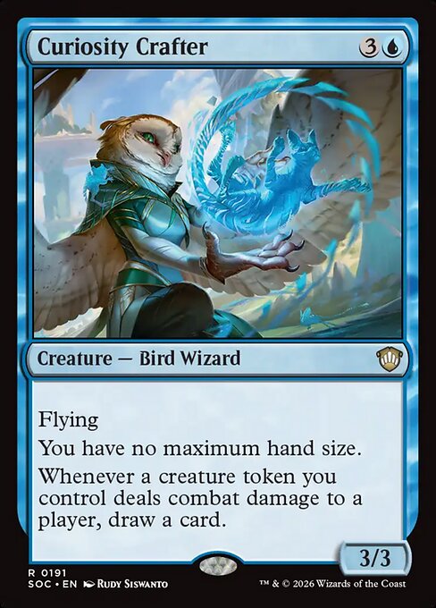 Curiosity Crafter - Secrets of Strixhaven Commander Magic card