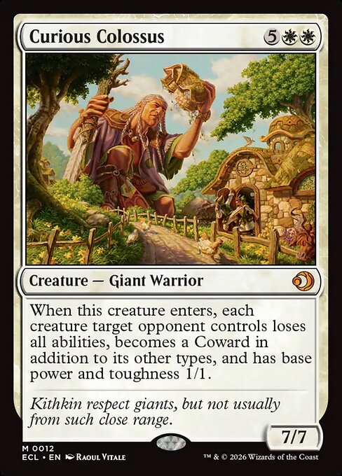 Curious Colossus - Lorwyn Eclipsed Magic card