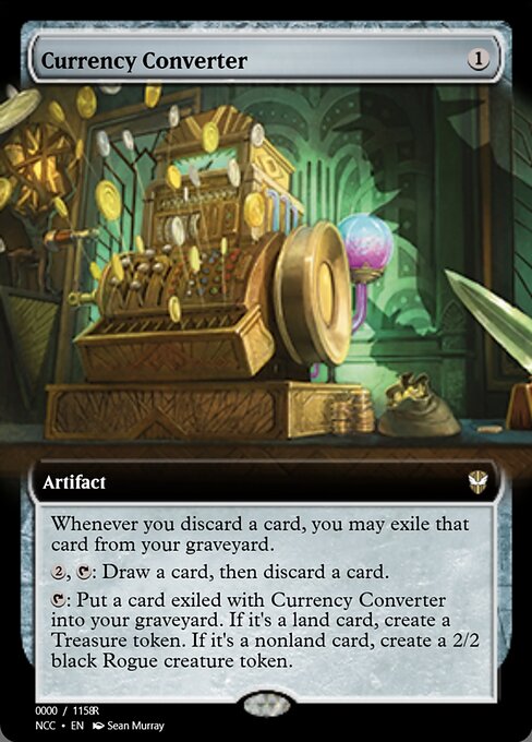 貨幣兌換機 (Currency Converter) - New Capenna Commander (#81) - Illustrated by Sean Murray - Magic: The Gathering Card