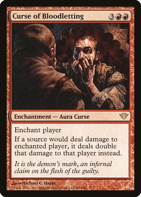Curse of Bloodletting - Dark Ascension Magic card