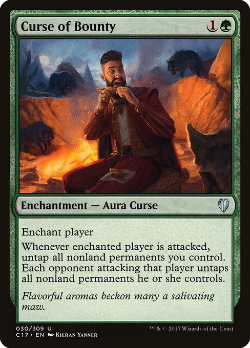 Curse of Bounty - Commander 2017 Magic card