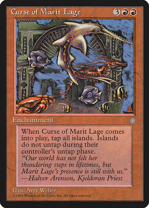 Curse of Marit Lage - Ice Age Magic card