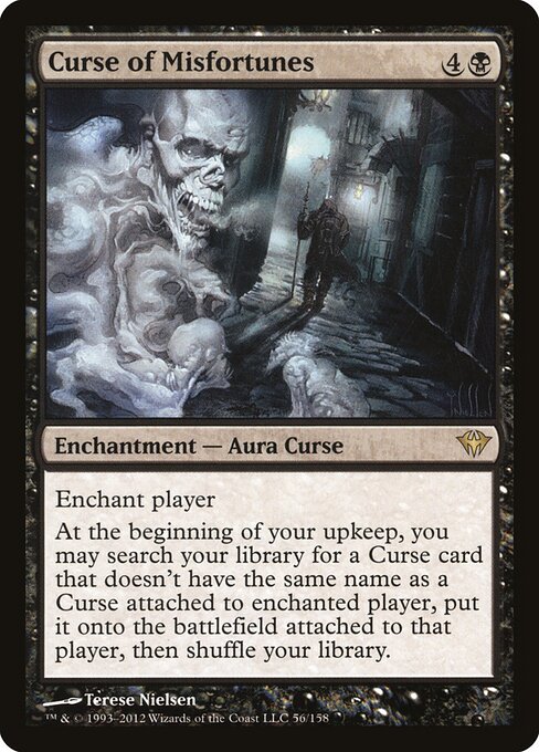 Curse of Misfortunes - Dark Ascension Magic card