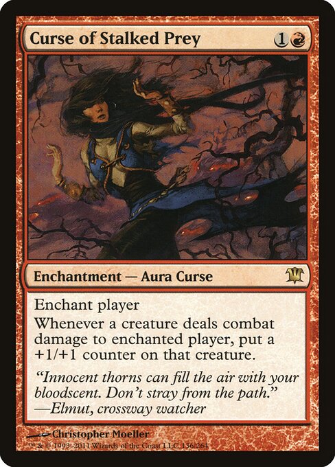 Curse of Stalked Prey - Innistrad Magic card