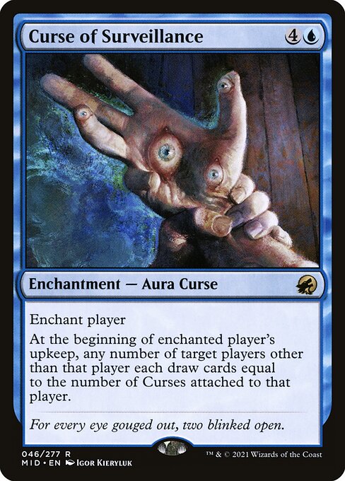 Curse of Surveillance - Innistrad: Midnight Hunt Magic card