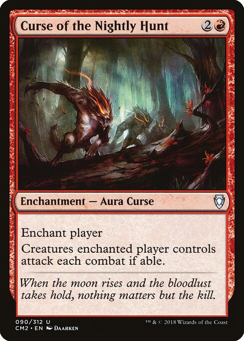 Curse of the Nightly Hunt - Commander Anthology Volume II Magic card