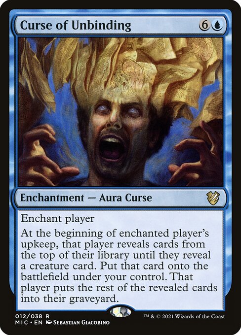 Curse of Unbinding - Midnight Hunt Commander Magic card