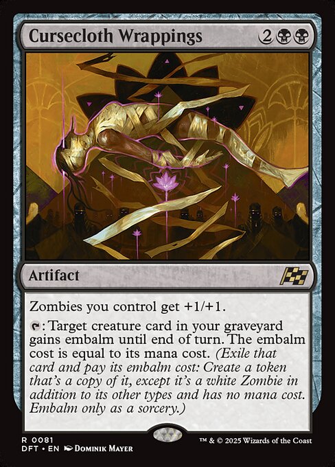 Cursecloth Wrappings - Aetherdrift Magic card