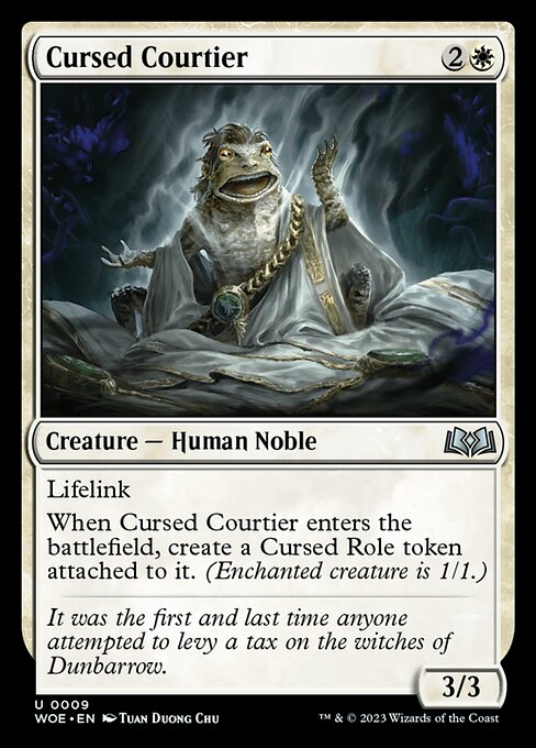 Cursed Courtier - Wilds of Eldraine Magic card