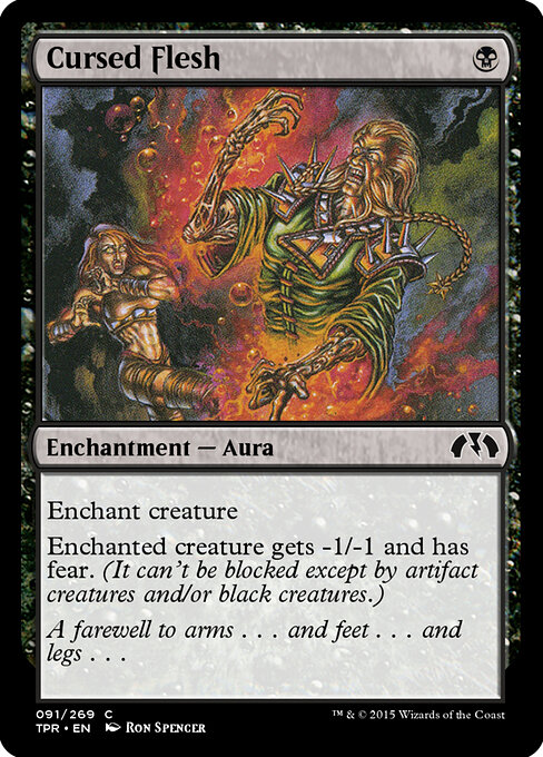 Cursed Flesh - Tempest Remastered Magic card