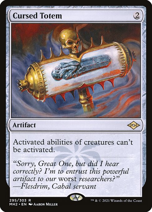 Cursed Totem - Modern Horizons 2 Magic card