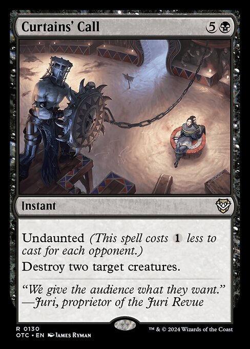 Curtains' Call - Outlaws of Thunder Junction Commander Magic card