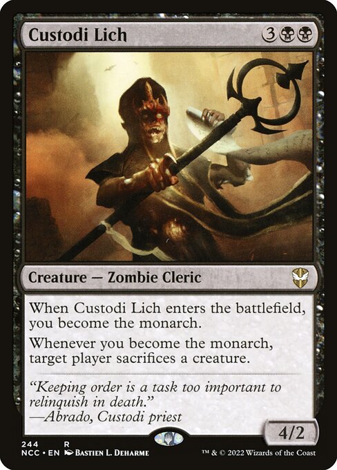 Custodi Lich - New Capenna Commander Magic card