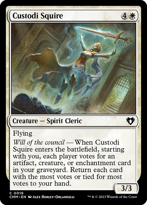 Custodi Squire - Commander Masters Magic card
