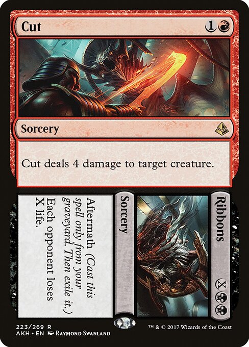 Cut // Ribbons - Amonkhet Magic card