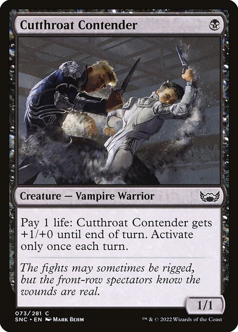 Cutthroat Contender - Streets of New Capenna Magic card