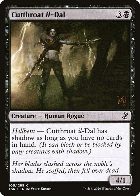Cutthroat il-Dal - Time Spiral Remastered (#105) - Illustrated by Vance Kovacs - Magic: The Gathering Card