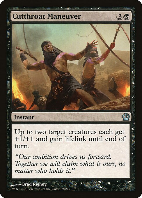 Cutthroat Maneuver - Theros Magic card