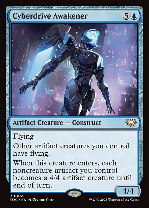 Cyberdrive Awakener - Edge of Eternities Commander Magic card