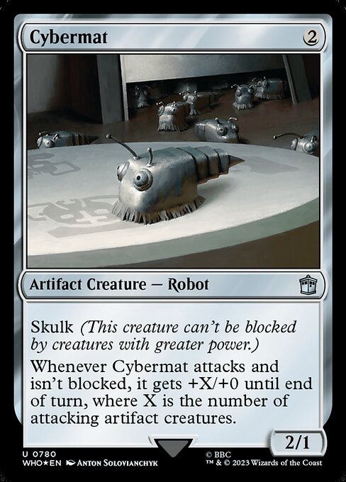 Cybermat - Doctor Who (#175) - Illustrated by Anton Solovianchyk - Magic: The Gathering Card