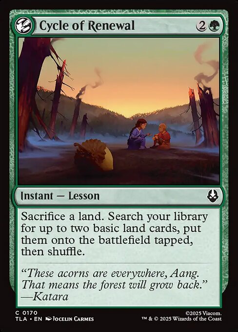 Cycle of Renewal - Avatar: The Last Airbender Magic card