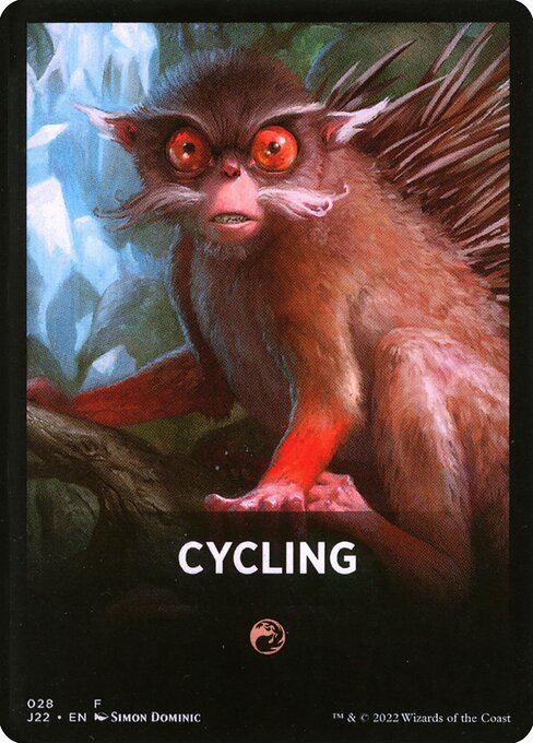 Cycling - Jumpstart 2022 Front Cards (#28) - Illustrated by Simon Dominic - Magic: The Gathering Card