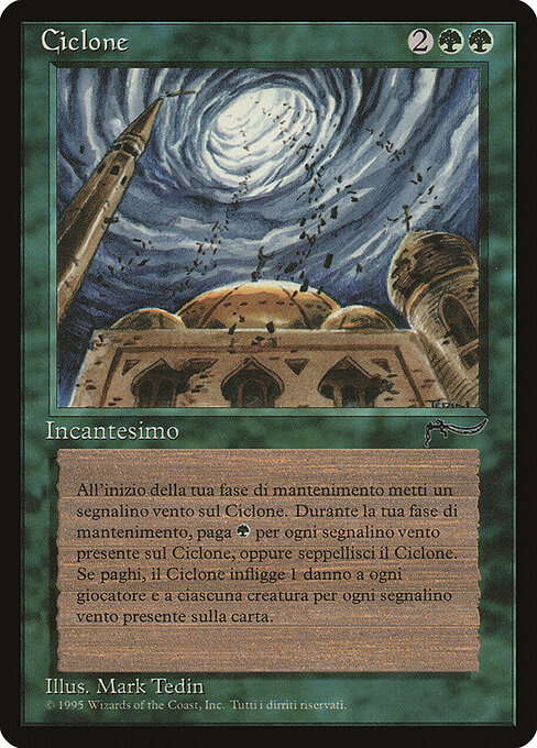 Cyclone - Masters Edition IV (#148) - Illustrated by Mark Tedin - Magic: The Gathering Card