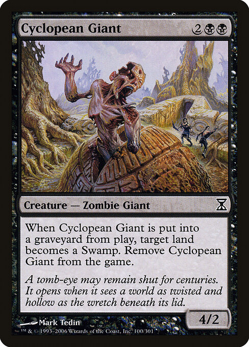 Cyclopean Giant - Time Spiral Magic card