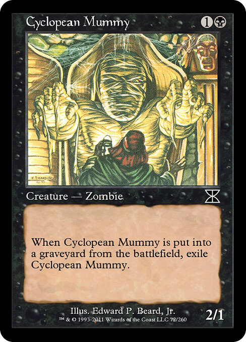 Cyclopean Mummy - Masters Edition IV Magic card
