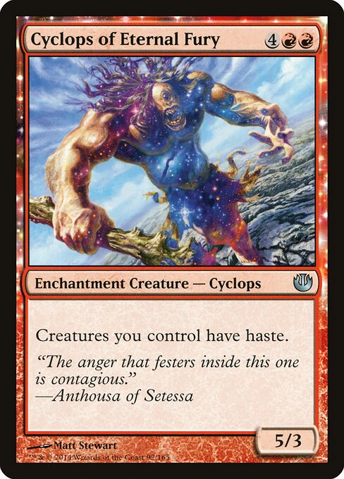 Cyclops of Eternal Fury - Journey into Nyx Magic card