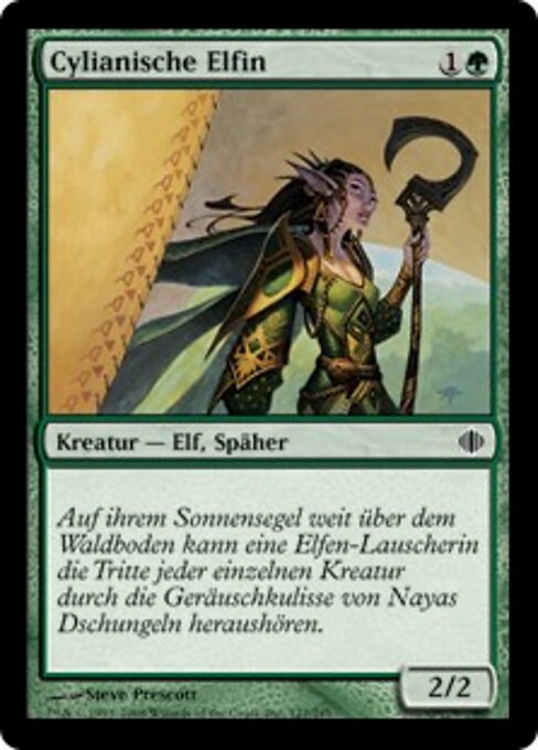 Elfe cyliane (Cylian Elf) - Shards of Alara (#127) - Illustrated by Steve Prescott - Magic: The Gathering Card
