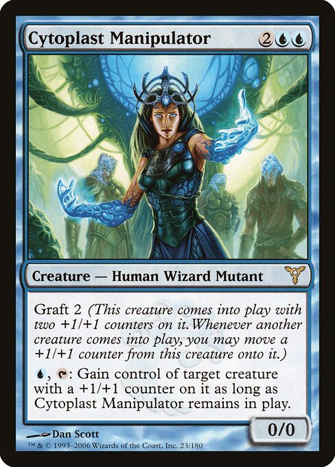 Cytoplast Manipulator - Dissension (#23) - Illustrated by Dan Murayama Scott - Magic: The Gathering Card
