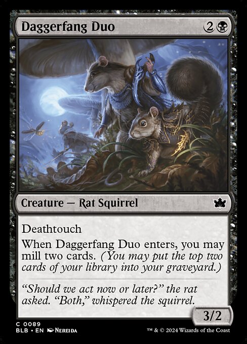 Daggerfang Duo - Bloomburrow Magic card