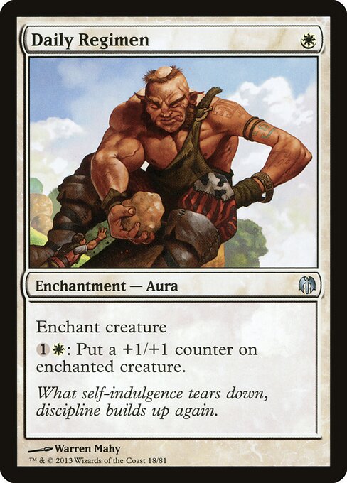 Daily Regimen - Duel Decks: Heroes vs. Monsters Magic card