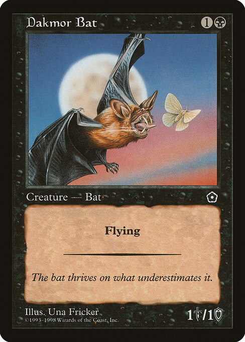 Dakmor Bat - Portal Second Age Magic card