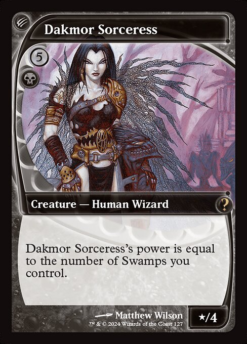 Incantatrice Dakmor (Dakmor Sorceress) - Portal Second Age (#71) - Illustrated by Matthew D. Wilson - Magic: The Gathering Card
