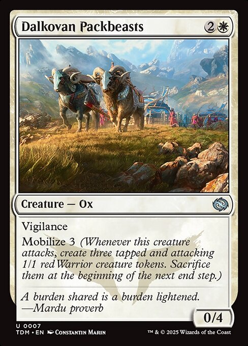 Dalkovan Packbeasts - Tarkir: Dragonstorm Magic card