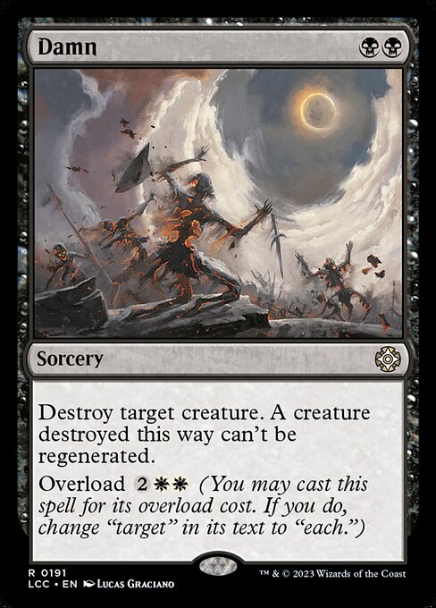 Damn - The Lost Caverns of Ixalan Commander Magic card