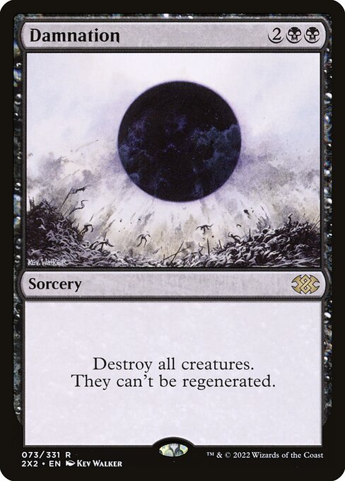 Damnation - Double Masters 2022 Magic card
