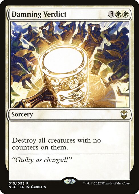 Damning Verdict - New Capenna Commander Magic card