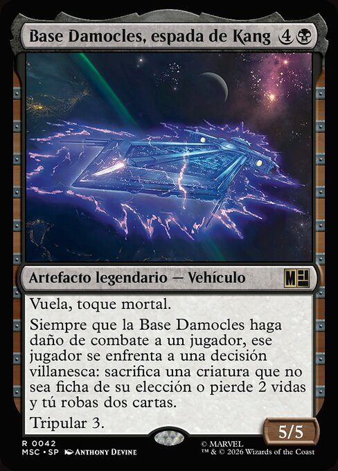 Damocles Base, Sword of Kang