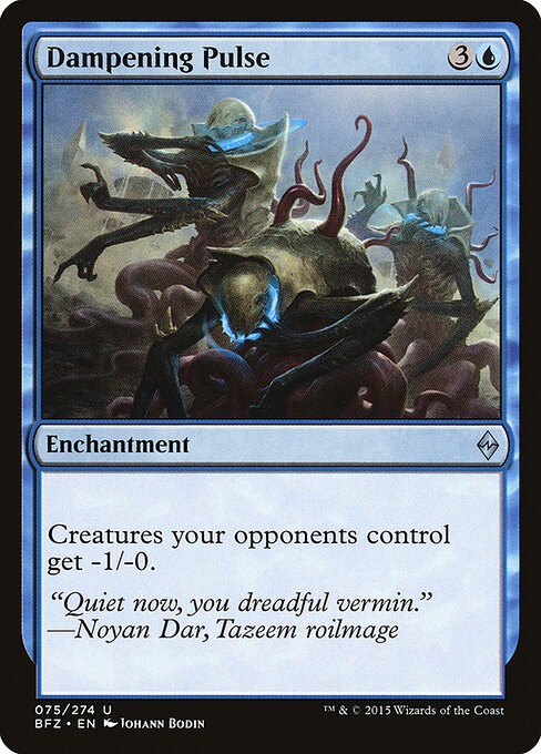 Dampening Pulse - Battle for Zendikar Magic card