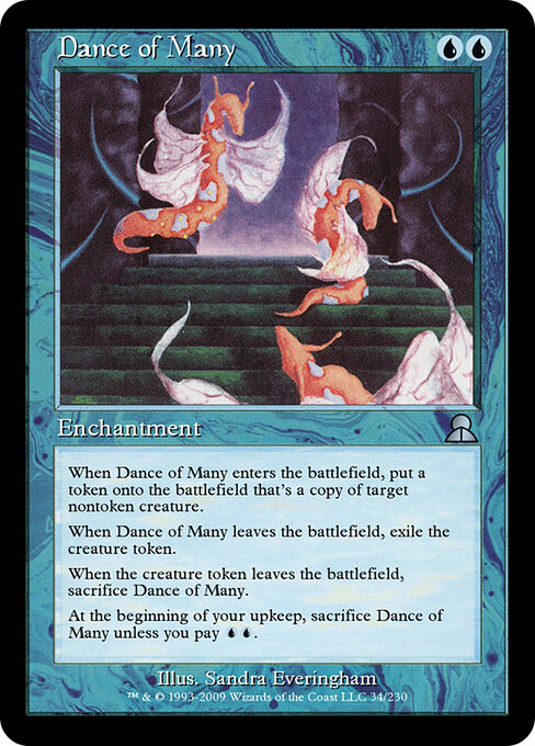 Dance of Many - Masters Edition III (#34) - Illustrated by Sandra Everingham - Magic: The Gathering Card